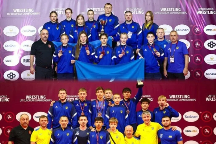 Ukraińscy zapaśnicy zdobyli 13 medali na Mistrzostwach Europy U17