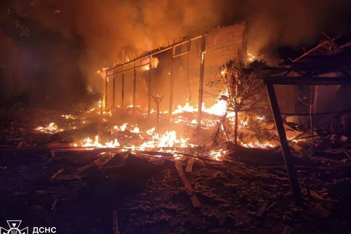 Russia launched a night attack on Odesa region: footage from the State Emergency Service