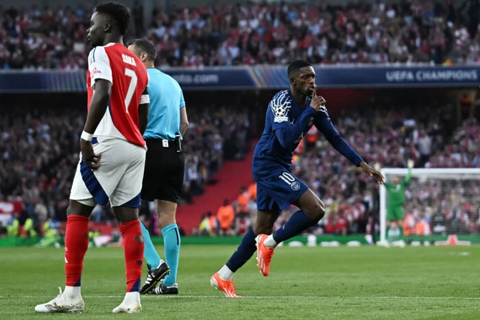 PSG pokonało Arsenal Zinchenki w pierwszym półfinale Ligi Mistrzów 2024/25